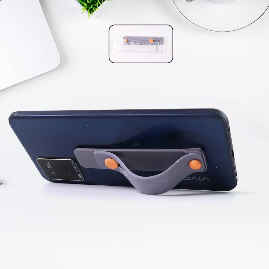 Silicone Phone Loop Finger Holder – Secure Grip & Multi-Use Kickstand